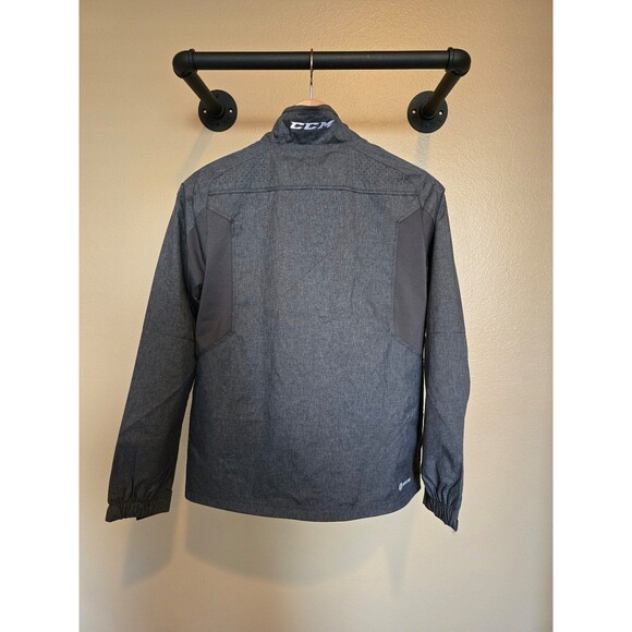 CCM tactical cool youth grey warm up jacket NWT (hockey jacket) size lar… - Picture 10 of 12